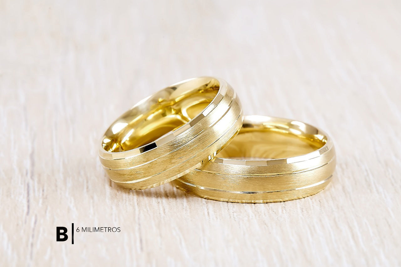 Argolla de Matrimonio Ultra Light 10K Modelo B